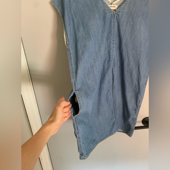 Golden by TNA denim mini dress - Picture 6 of 7
